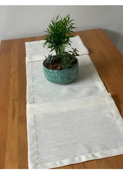 Mia Kırık Beyaz Runner 40 x 150CM Dertsiz, Leke Tutmaz