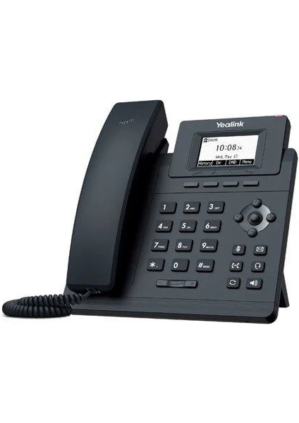 Yealink T30P PoE Destekli IP Masaüstü Telefon