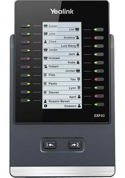 EXP40 SIP-T46G/T48G LCD 160x320 Genişletme Modülü İlave Tuş Paneli
