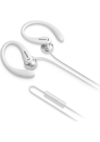 TAA1105 Kablolu Mikrofonlu Kulak Içi Spor Kulaklık Beyaz
