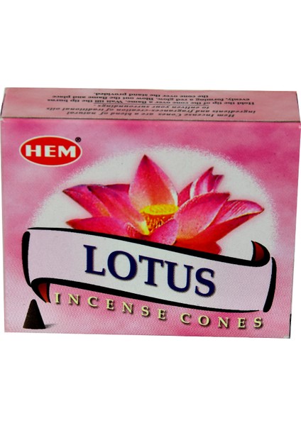 Nilüfer Kokulu 10 Konik Tütsü - Lotus