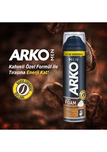 Men Coffee Tıraş Köpük 200 ml