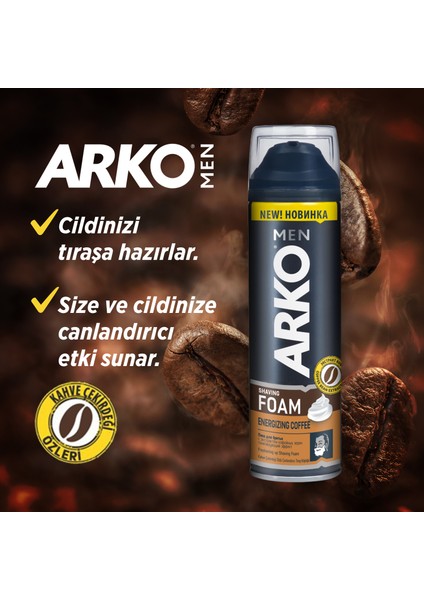 Men Coffee Tıraş Köpük 200 ml