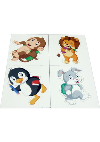 Baby Puzzle Hayvanlar Ilk Puzzle Turuncu Kutu