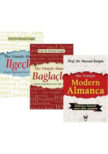 Modern Almanca Seti 3 Kitap - Dursun Zengin