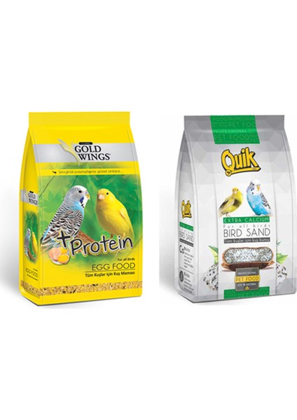 Muhabbet Kuşu Mama ve Kum / Protein + Mineral