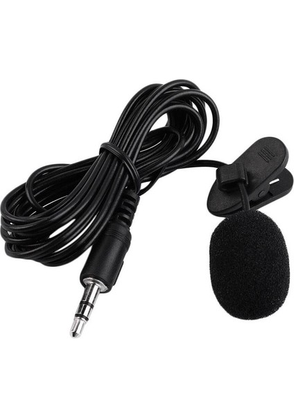 yaka mikrofonu 3.5mm stereo jaklı yaka mikrofonu 3m