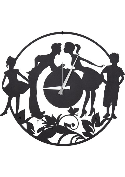Metal Duvar Saati 48 x 48 cm