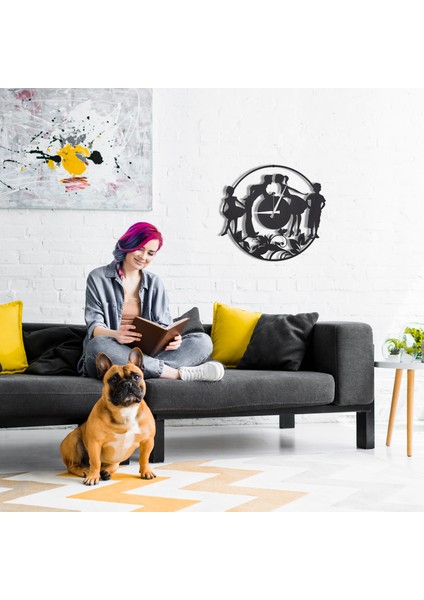 Metal Duvar Saati 48 x 48 cm modelleri