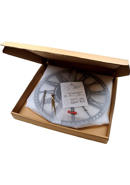 Metal Duvar Saati 48 x 48 cm indirimleri