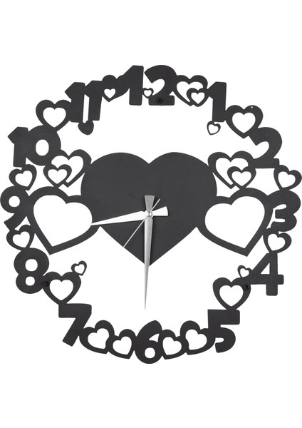 Metal Duvar Saati 48 x 48 cm