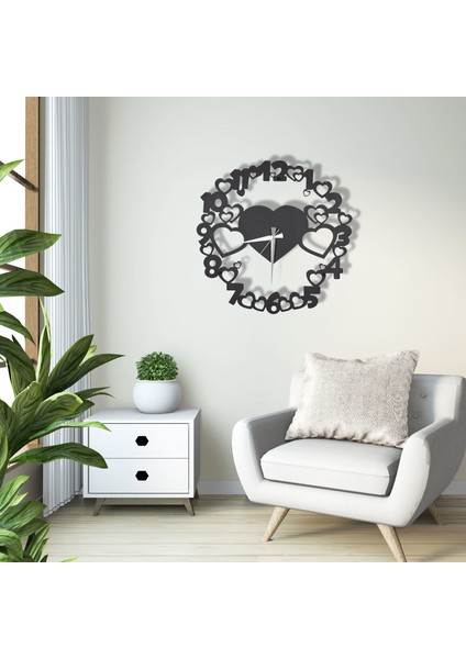 Metal Duvar Saati 48 x 48 cm fiyatları