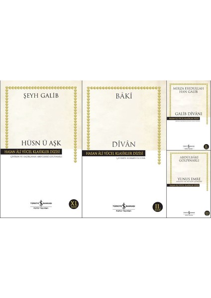 Büyük Şairler: Hüsnü Aşk Şeyh Galib - Baki Divan - Galib Divanı Galib - Yunus Emre