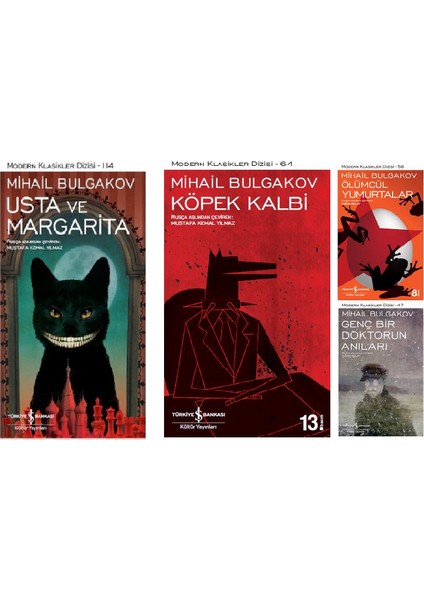 Usta ve Margarita - Köpek Kalbi - Ölümcül Yumurtalar - Genç Bir Doktorun Anıları - Mihail Bulgakov