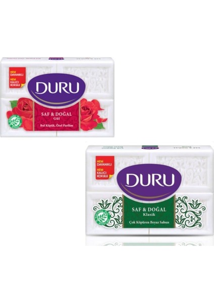 Duru Katı Sabun Banyo El Sabunu 8 x 150 gr