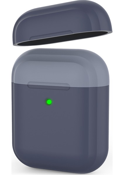 AirPods Kılıf Koruyucu Case 2MM Silikon Yedek Kapak Hediyeli PT88-Z