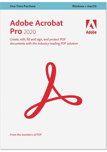 Acrobat Pro Dc 2020 Dijital Lisans - Ömür Boyu