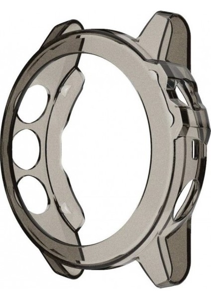 Fenix 6 - 6 plus için Silikon Kenar Koruyucu Siyah