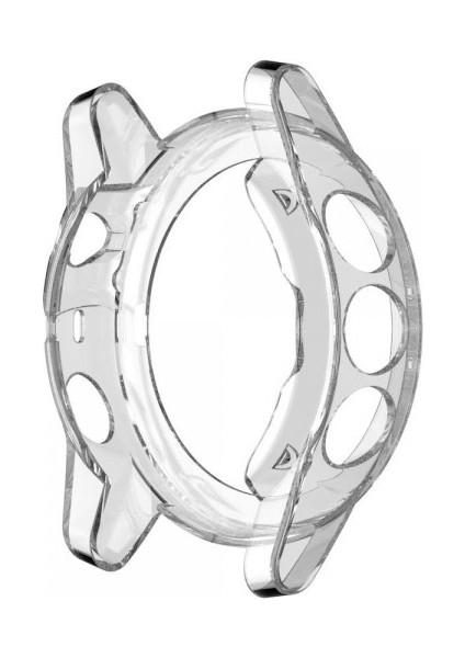 Fenix 6 - 6 plus için Silikon Kenar Koruyucu Şeffaf