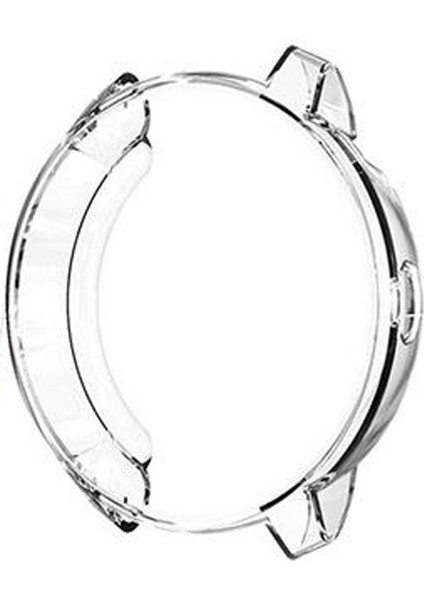 Garmin Vivoactive 3 için Silikon Kenar Koruyucu Şeffaf