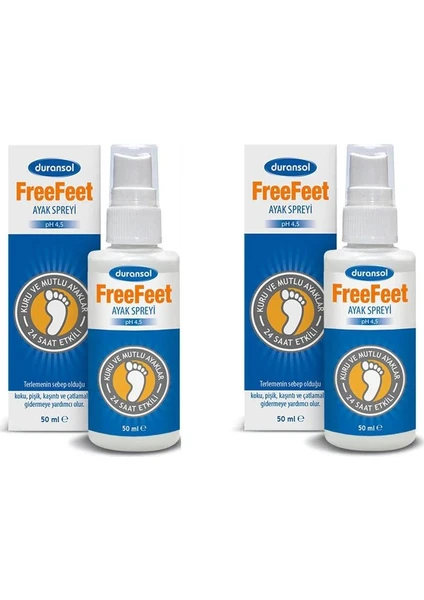 Free Feet Ayak Spreyi 50 ml x 2