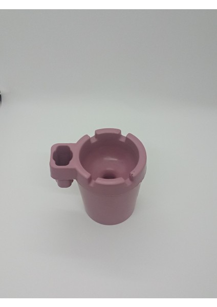Çakmaklık Bölümlü Kokusuz Küllük ( Pembe )