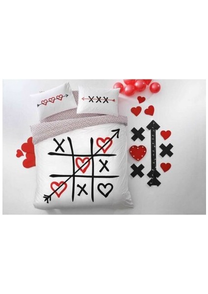 Xox Kırmızı Nevresim Takımı