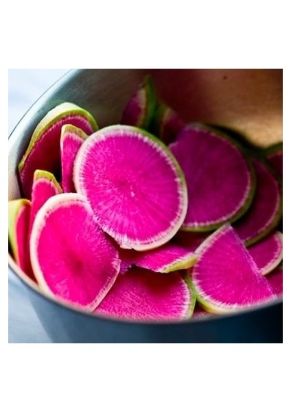 50 Adet Tohum Içi Kırmızı Çin Turpu Tohumu Yeni Sezon modelleri