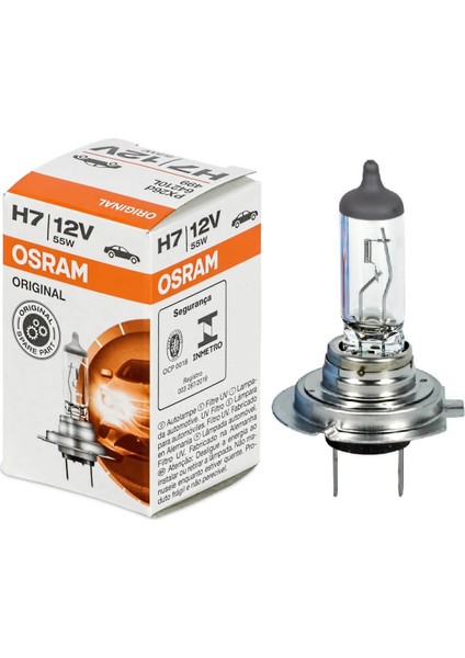 10 Adet Osram 64210 H7 Far Ampulü 12 volt 55 Watt Made In Germany