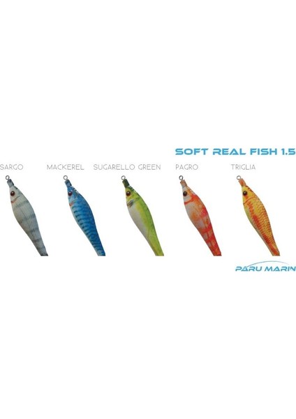 Soft Real Fish 1.5 Sargo (Red Glow)