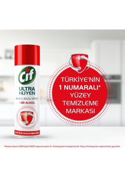 Ultra Hijyen Alkol Bazlı Sprey 200 ml