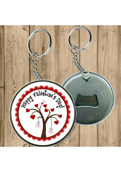 Kalpli Ağaç Anahtarlık - Açacaklı Anahtarlık