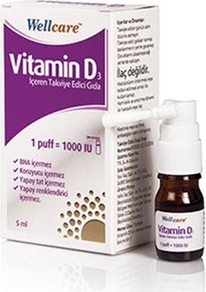 Vitamin D3 1000 Iu 5 ml x