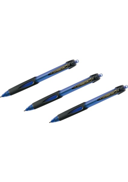 SN-220 Power Tank Basmalı Tükenmez Kalem 1.0 mm Mavi 3'lü