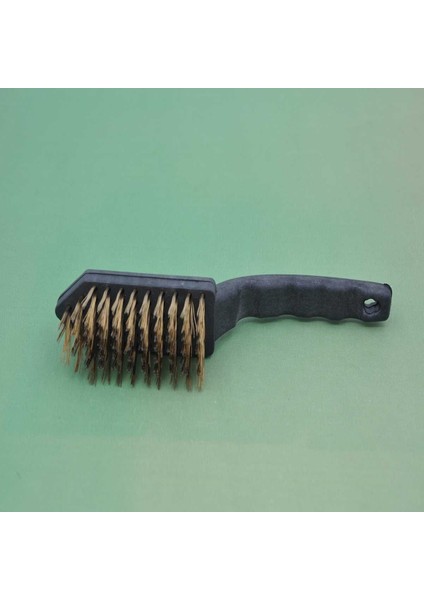Metal Tel Fırça Plastik Saplı Pas Kir Sökme Temizleme Fırçası