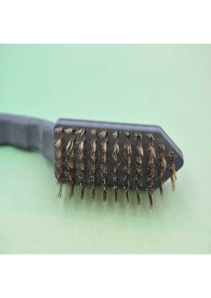 Metal Tel Fırça Plastik Saplı Pas Kir Sökme Temizleme Fırçası
