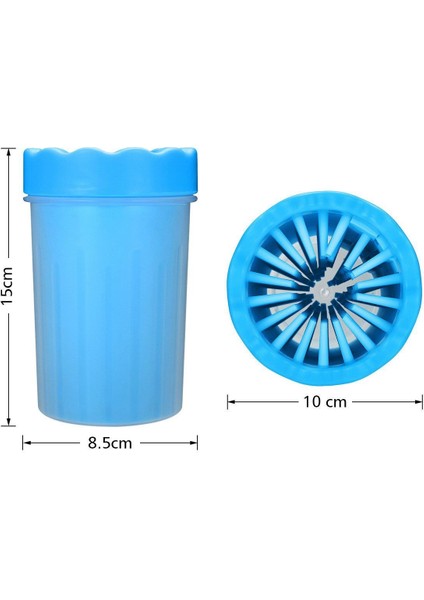 Silikon Jel Fırçalı Kedi Köpek Pati Ayak Yıkama Temizleme Kovası (Küçük) modelleri