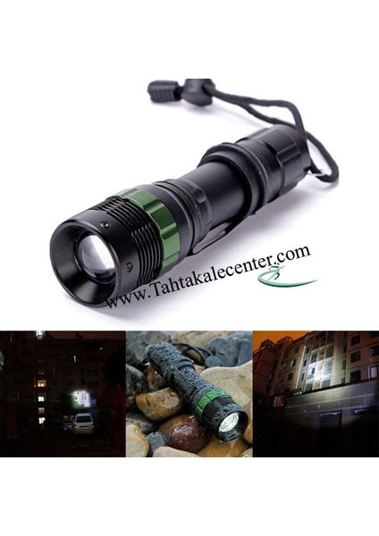 Zoomlu ve Şarjlı El Feneri WT-012