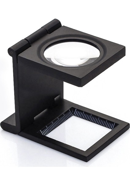 B133 Işıklı Metal Lup Büyüteç 10X- Çap: 2,5 cm