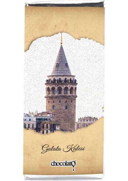 Galata Kulesi 100 gr Sütlü Tablet Çikolata