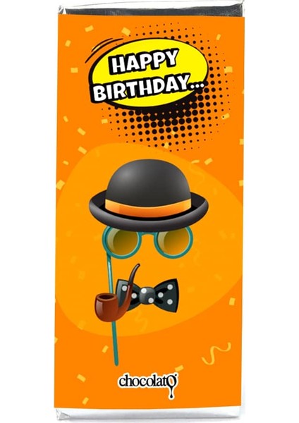 Happy Birth Day 100 gr Sütlü Tablet Çikolata