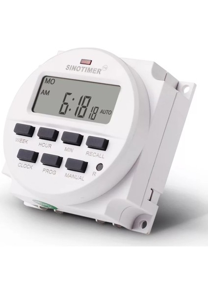 Dijital 220 V Ac Haftalık 7 Gün Programlanabilir Zamanlayıcı Anahtarı ile Ul Listelenen Röle 16 modelleri