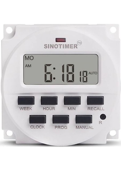 Dijital 220 V Ac Haftalık 7 Gün Programlanabilir Zamanlayıcı Anahtarı ile Ul Listelenen Röle 16 fırsatları