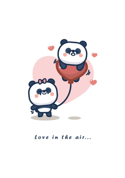 Seni Seviyorum Kartpostal Tebrik Kartı