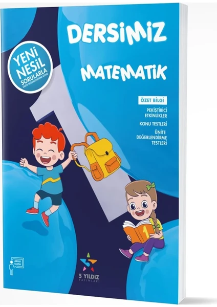 5 Yıldız Yayınları 1. Sınıf Matematik Etkinlikli Soru Bankası