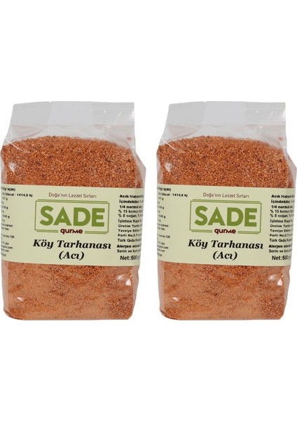 Acı Köy Tarhanası 2X500 gr