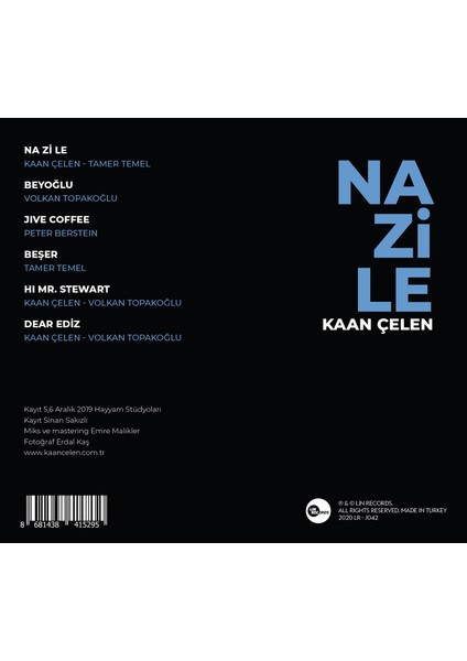 Kaan Çelen Na-Zi-Le - CD