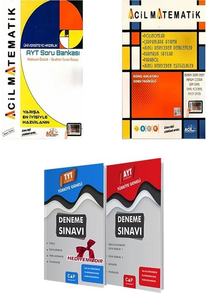 AYT Matematik Soru Bankası + Polinomlar Çarpanlara Ayırma