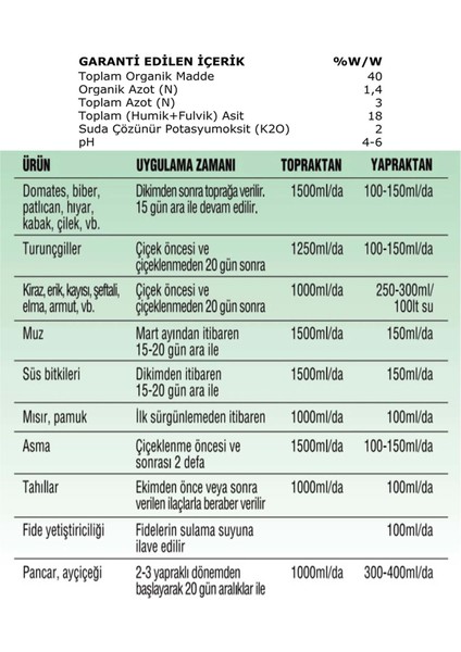 Awdhan Plus Sıvı Organik Gübre 5 Lt