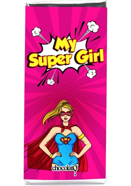 Supergirl's 100 gr Sütlü Tablet Çikolata